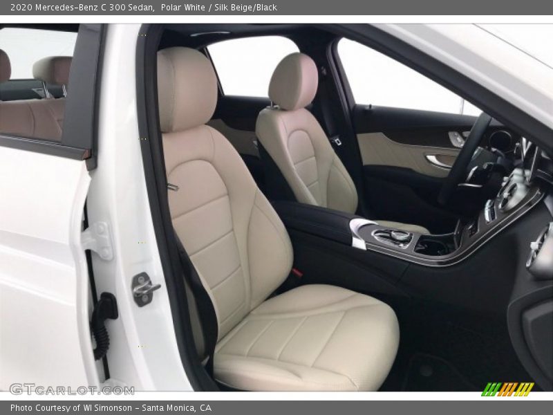 Polar White / Silk Beige/Black 2020 Mercedes-Benz C 300 Sedan