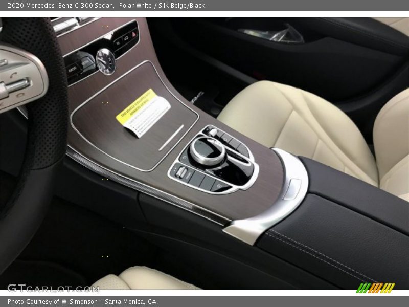 Polar White / Silk Beige/Black 2020 Mercedes-Benz C 300 Sedan