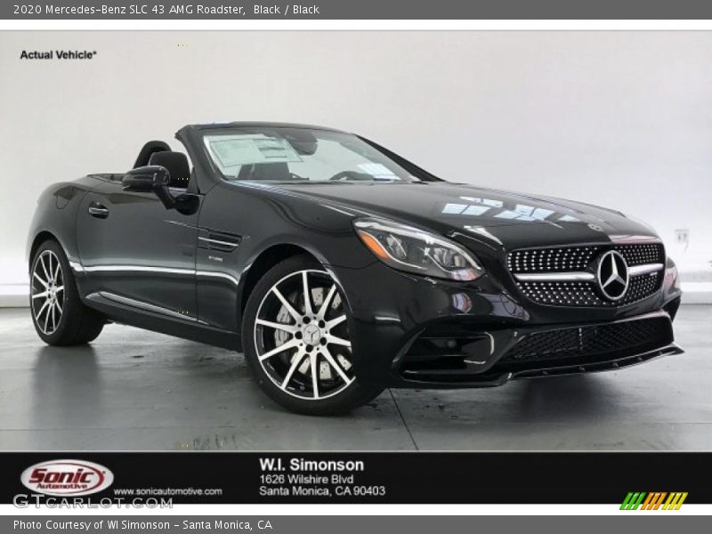 Black / Black 2020 Mercedes-Benz SLC 43 AMG Roadster