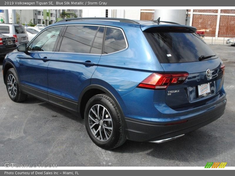 Blue Silk Metallic / Storm Gray 2019 Volkswagen Tiguan SE