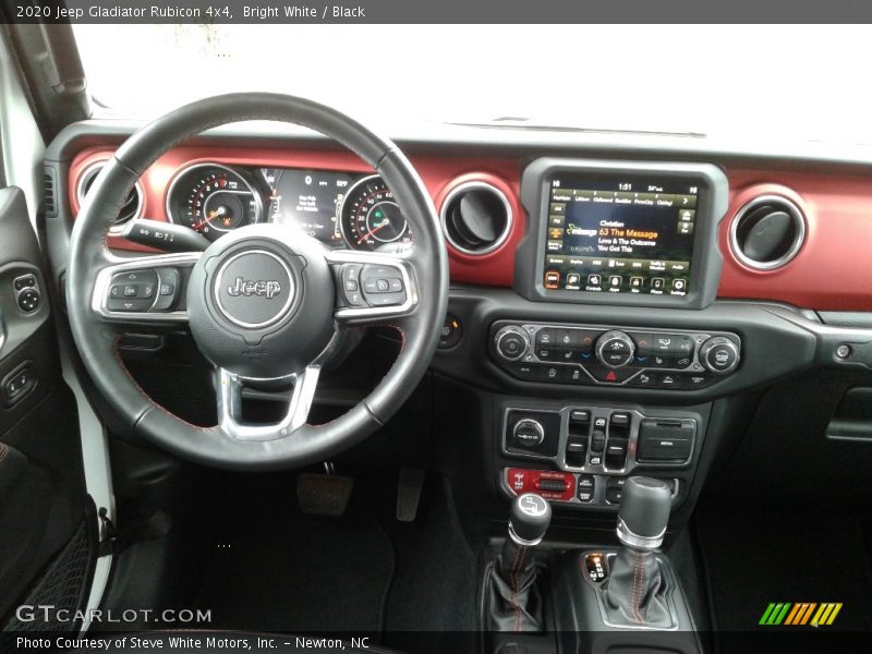 Dashboard of 2020 Gladiator Rubicon 4x4