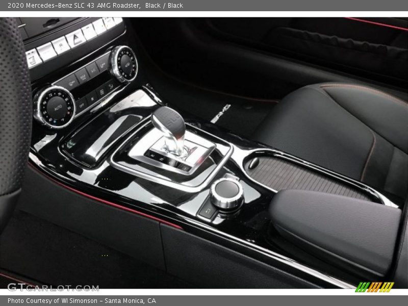 Controls of 2020 SLC 43 AMG Roadster