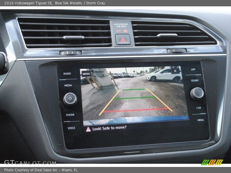 Blue Silk Metallic / Storm Gray 2019 Volkswagen Tiguan SE