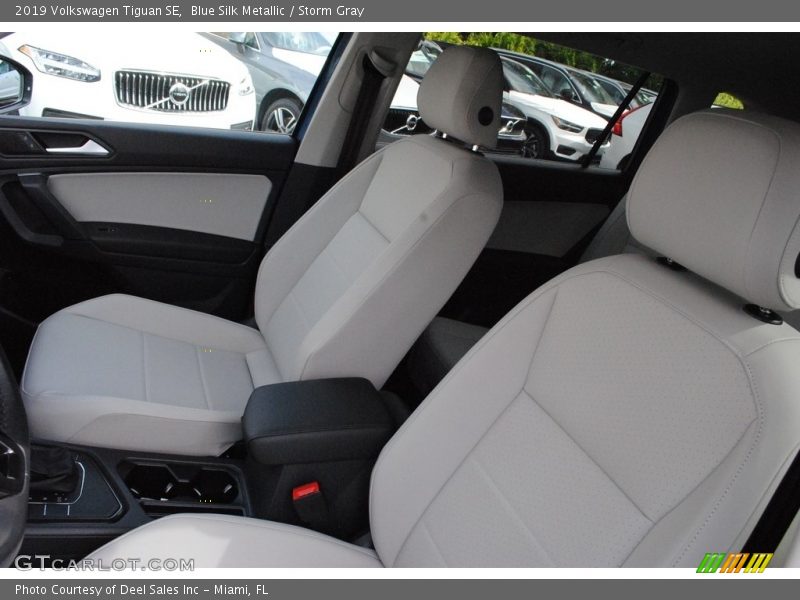 Blue Silk Metallic / Storm Gray 2019 Volkswagen Tiguan SE