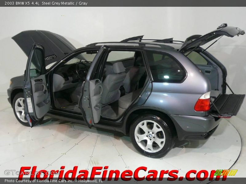 Steel Grey Metallic / Gray 2003 BMW X5 4.4i