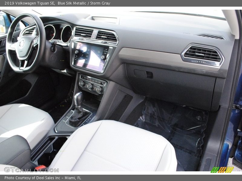 Blue Silk Metallic / Storm Gray 2019 Volkswagen Tiguan SE
