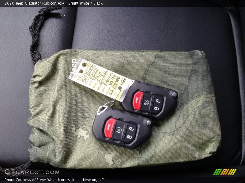 Keys of 2020 Gladiator Rubicon 4x4