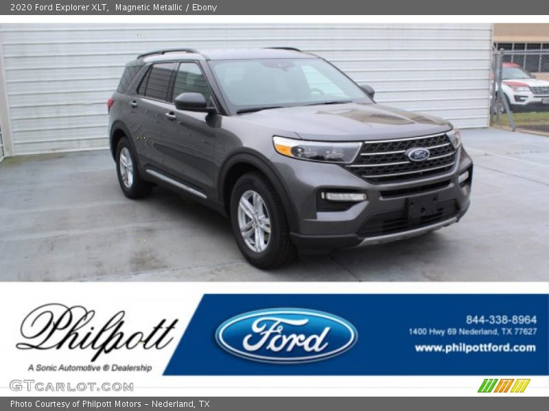 Magnetic Metallic / Ebony 2020 Ford Explorer XLT