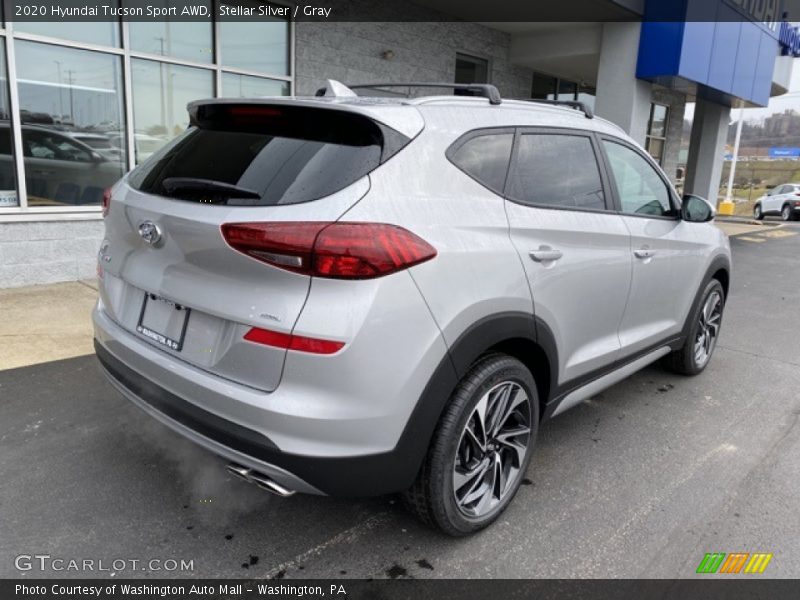 Stellar Silver / Gray 2020 Hyundai Tucson Sport AWD