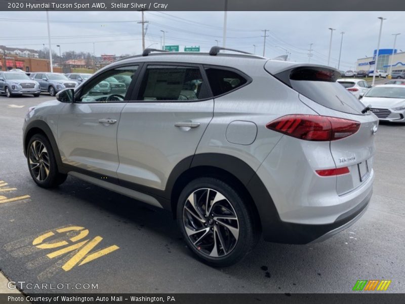 Stellar Silver / Gray 2020 Hyundai Tucson Sport AWD