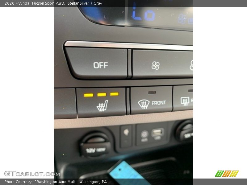 Stellar Silver / Gray 2020 Hyundai Tucson Sport AWD