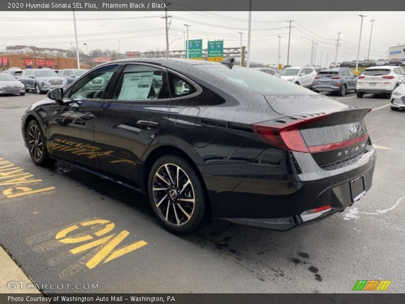 Phantom Black / Black 2020 Hyundai Sonata SEL Plus