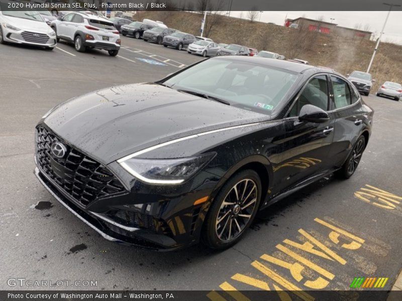 Phantom Black / Black 2020 Hyundai Sonata SEL Plus