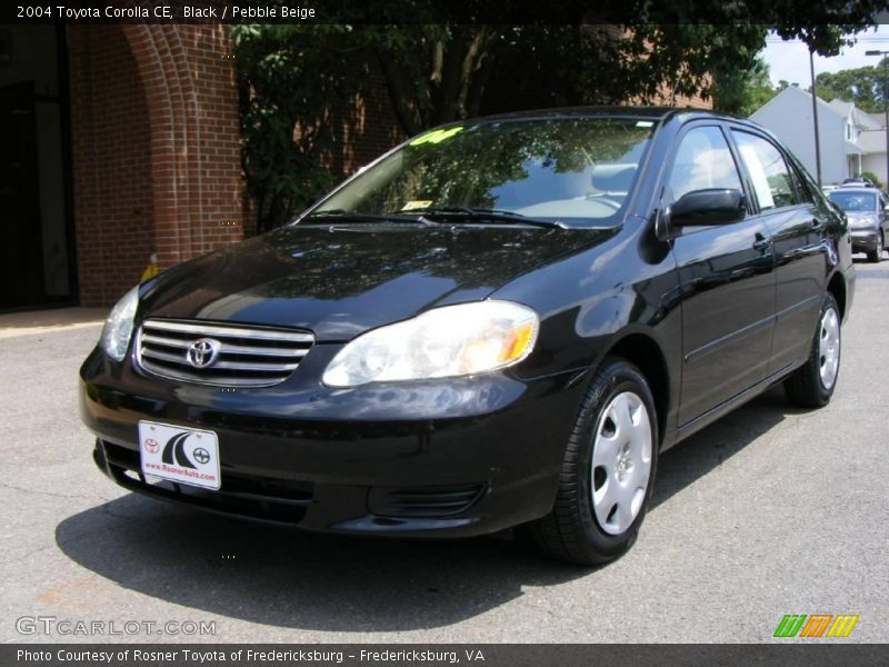 Black / Pebble Beige 2004 Toyota Corolla CE