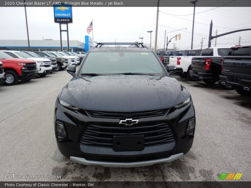Midnight Blue Metallic / Jet Black 2020 Chevrolet Blazer LT AWD