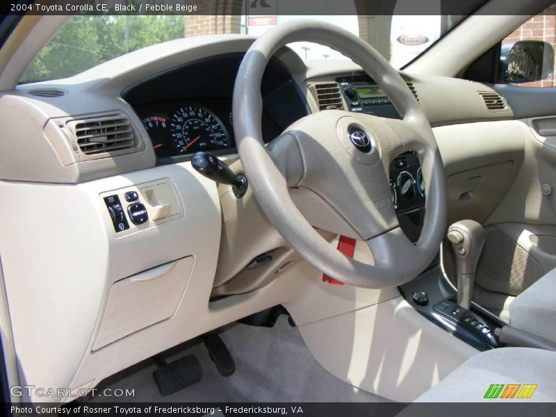 Black / Pebble Beige 2004 Toyota Corolla CE