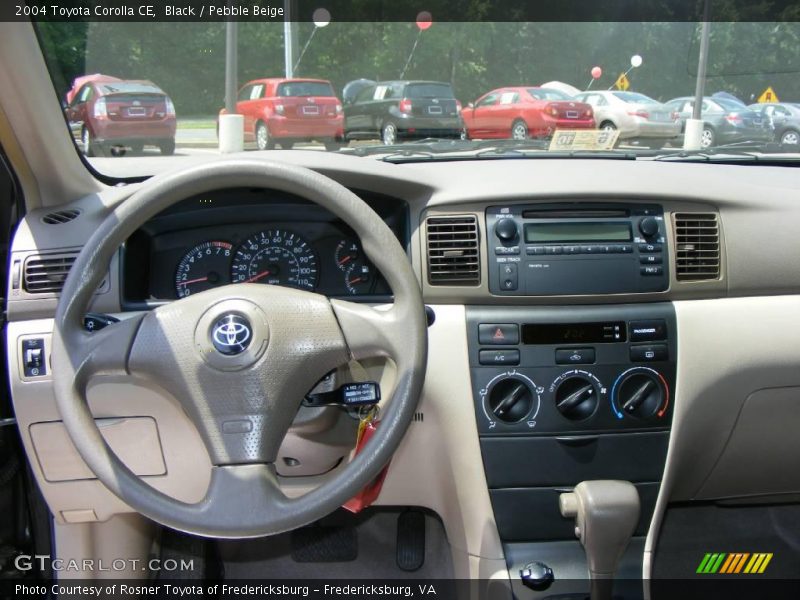Black / Pebble Beige 2004 Toyota Corolla CE