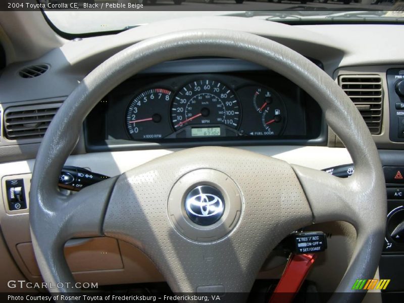 Black / Pebble Beige 2004 Toyota Corolla CE