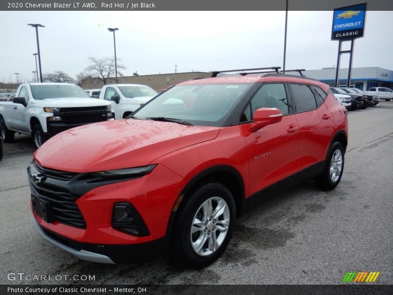 Red Hot / Jet Black 2020 Chevrolet Blazer LT AWD