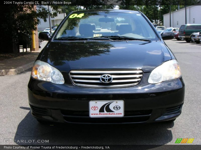 Black / Pebble Beige 2004 Toyota Corolla CE