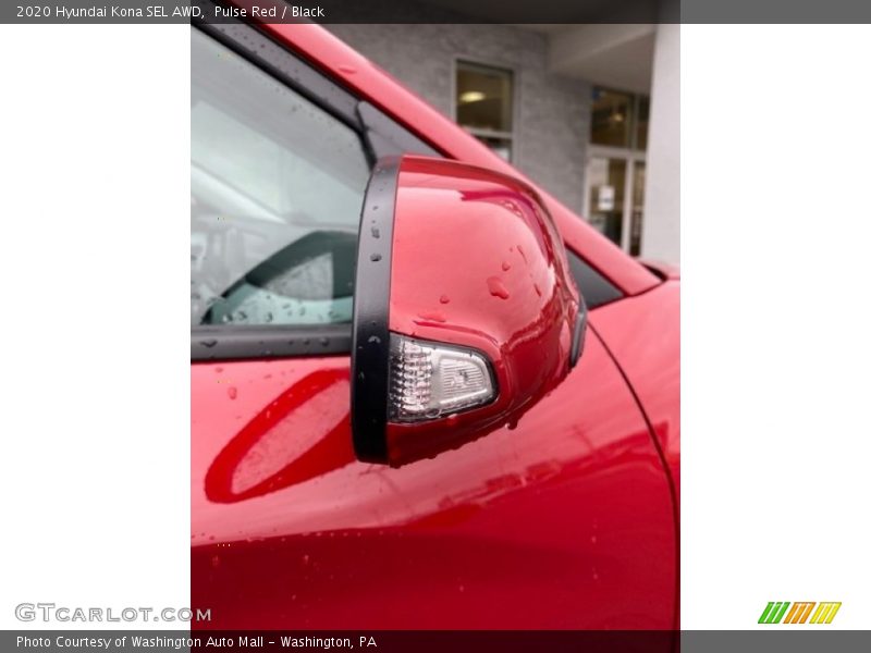 Pulse Red / Black 2020 Hyundai Kona SEL AWD