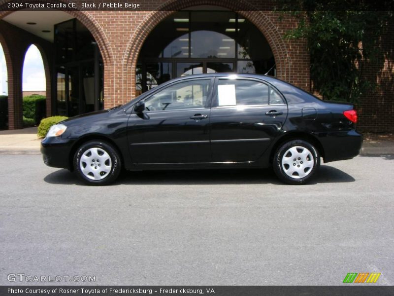 Black / Pebble Beige 2004 Toyota Corolla CE
