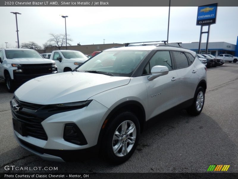 Silver Ice Metallic / Jet Black 2020 Chevrolet Blazer LT AWD