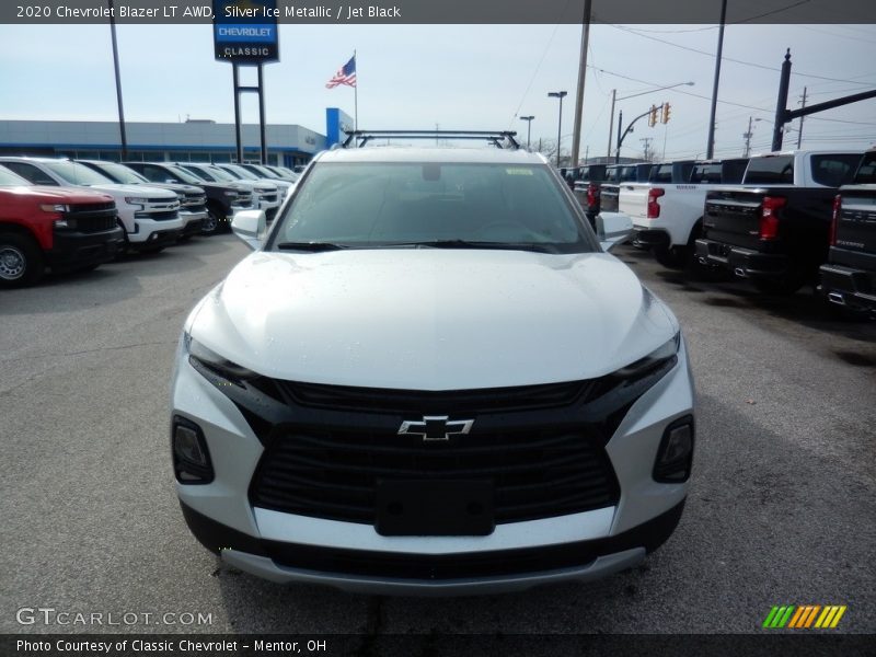 Silver Ice Metallic / Jet Black 2020 Chevrolet Blazer LT AWD
