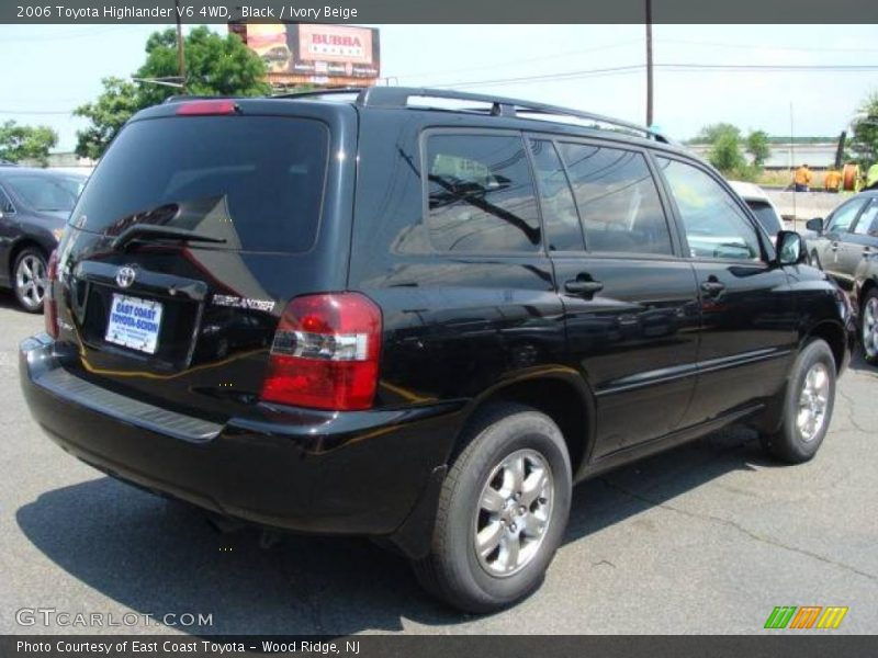 Black / Ivory Beige 2006 Toyota Highlander V6 4WD
