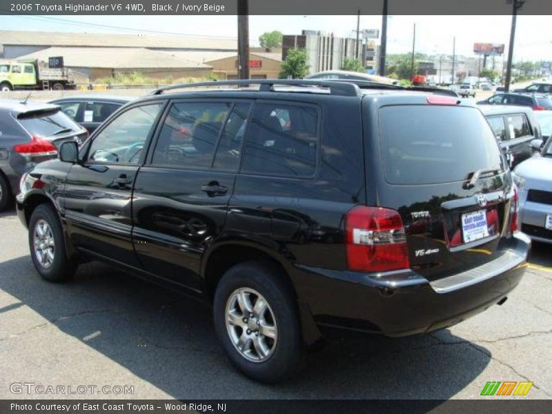 Black / Ivory Beige 2006 Toyota Highlander V6 4WD
