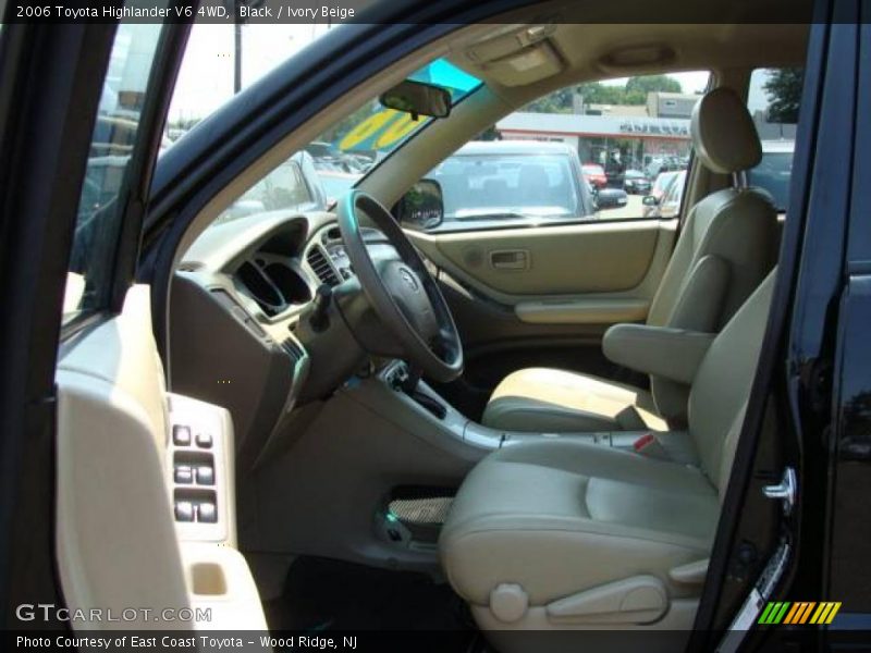 Black / Ivory Beige 2006 Toyota Highlander V6 4WD