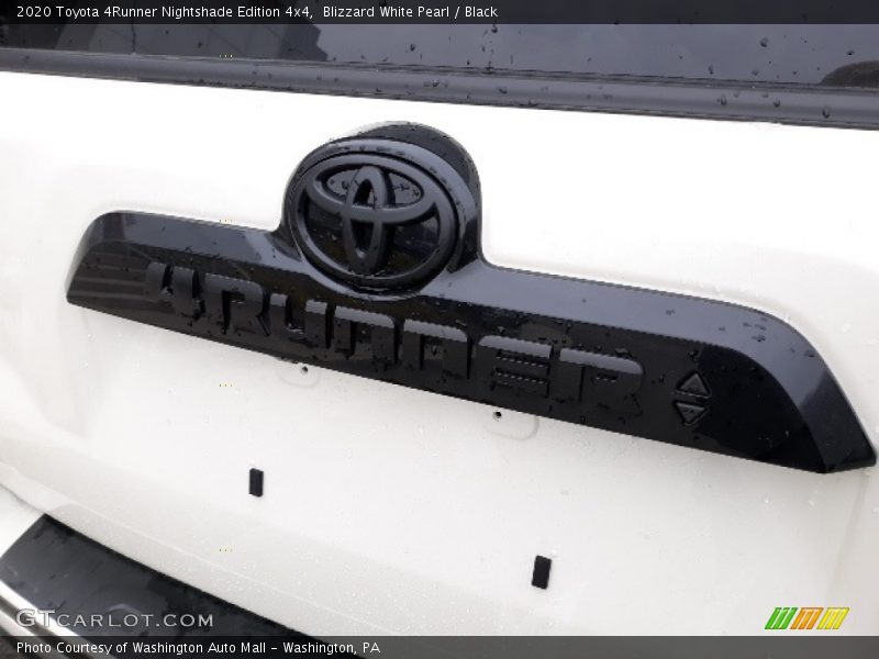 Blizzard White Pearl / Black 2020 Toyota 4Runner Nightshade Edition 4x4