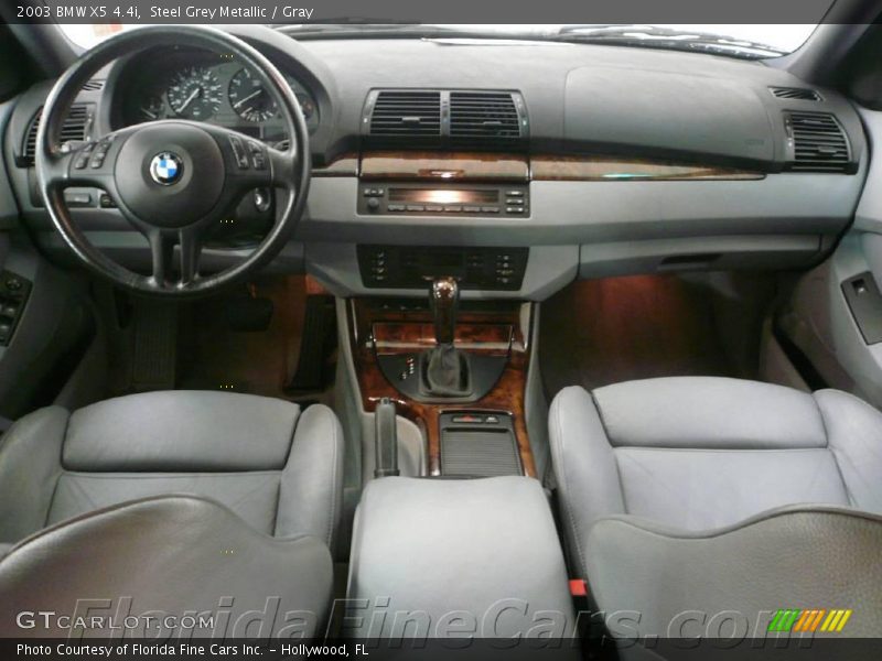 Steel Grey Metallic / Gray 2003 BMW X5 4.4i