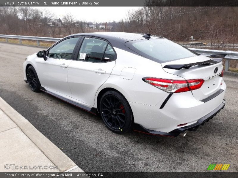 Wind Chill Pearl / Black/Red 2020 Toyota Camry TRD