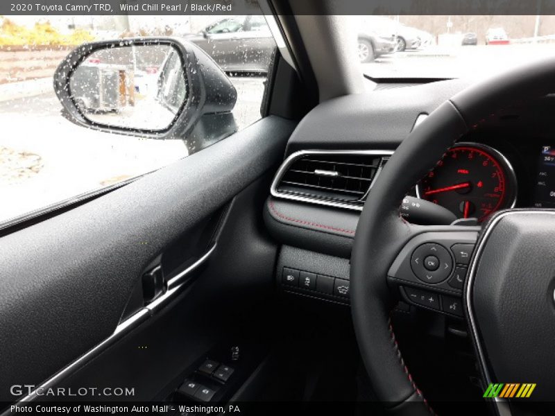 Wind Chill Pearl / Black/Red 2020 Toyota Camry TRD