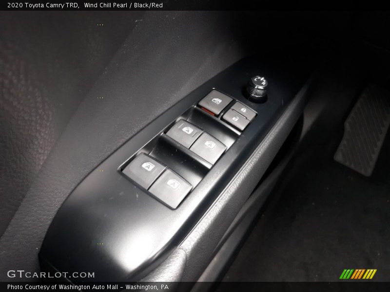 Wind Chill Pearl / Black/Red 2020 Toyota Camry TRD