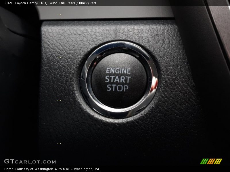 Wind Chill Pearl / Black/Red 2020 Toyota Camry TRD