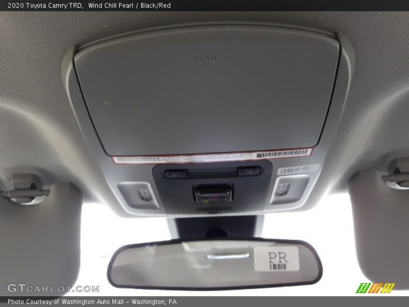 Wind Chill Pearl / Black/Red 2020 Toyota Camry TRD
