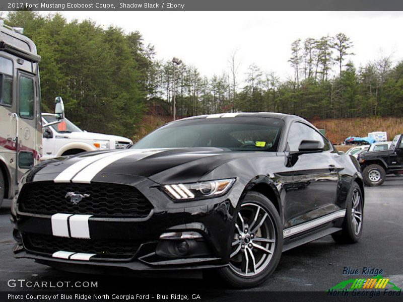 Shadow Black / Ebony 2017 Ford Mustang Ecoboost Coupe