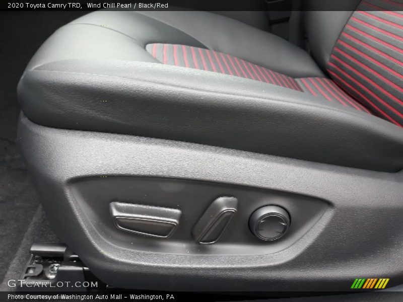 Wind Chill Pearl / Black/Red 2020 Toyota Camry TRD