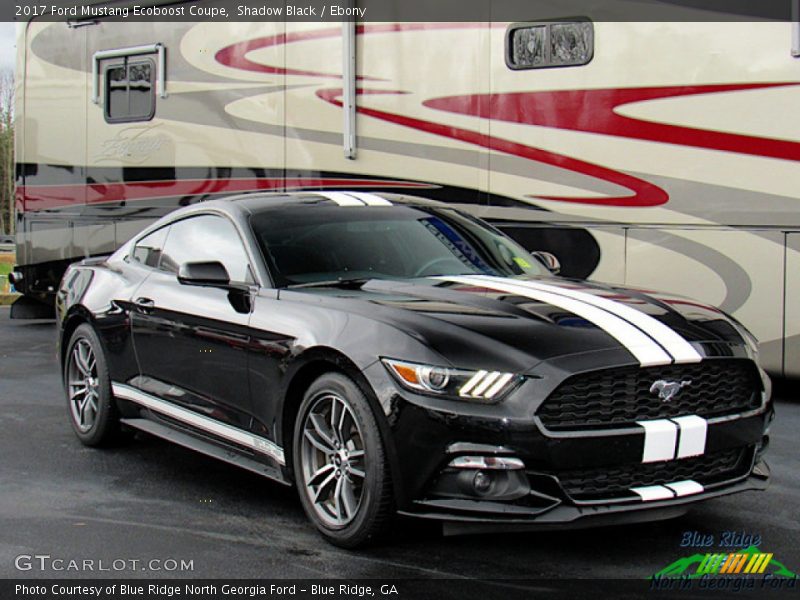 Shadow Black / Ebony 2017 Ford Mustang Ecoboost Coupe