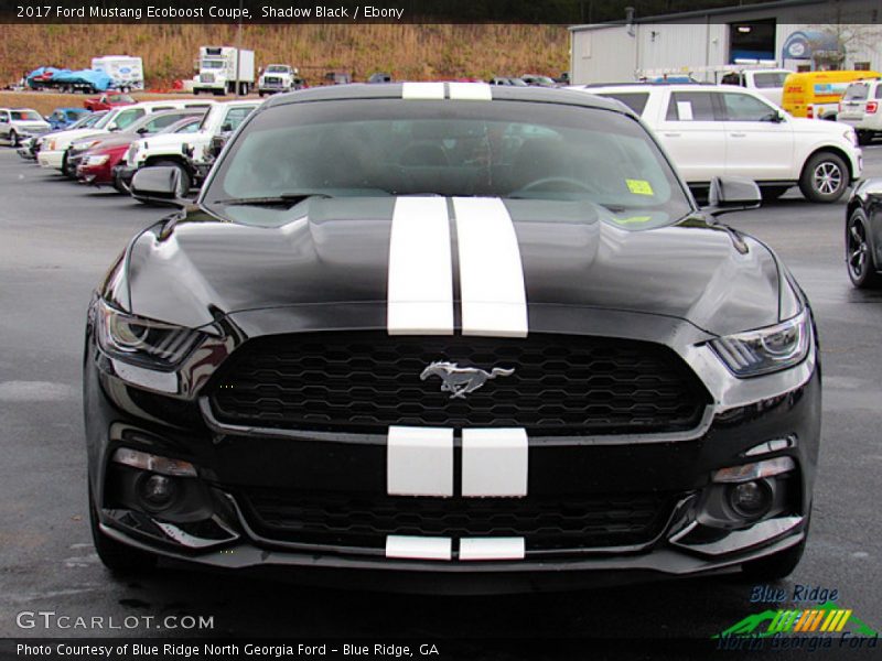 Shadow Black / Ebony 2017 Ford Mustang Ecoboost Coupe
