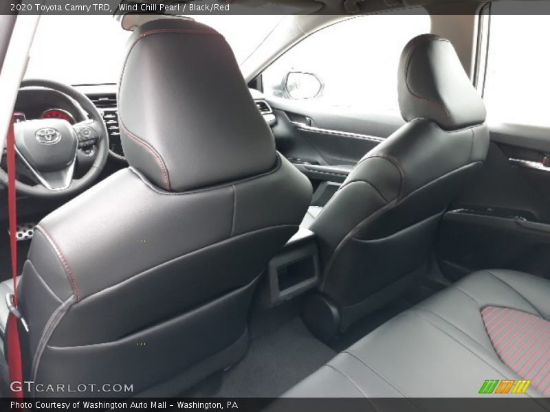 Wind Chill Pearl / Black/Red 2020 Toyota Camry TRD