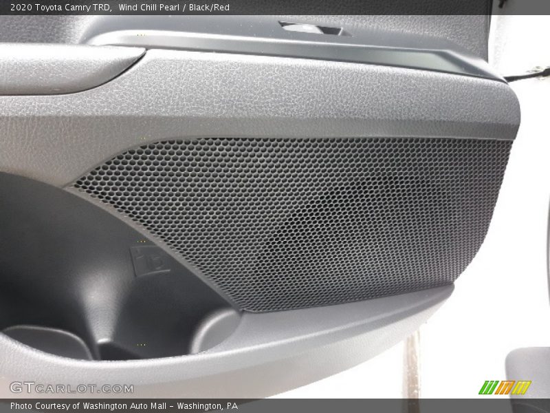 Wind Chill Pearl / Black/Red 2020 Toyota Camry TRD