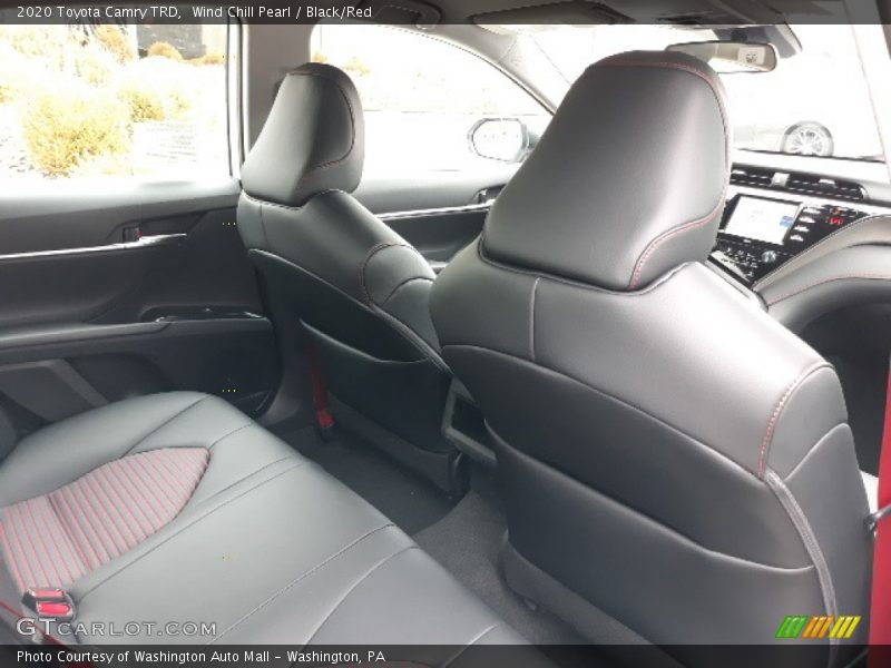 Wind Chill Pearl / Black/Red 2020 Toyota Camry TRD