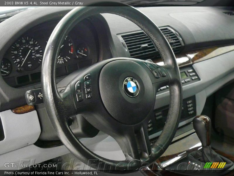 Steel Grey Metallic / Gray 2003 BMW X5 4.4i