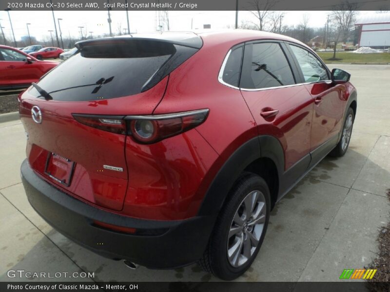 Soul Red Crystal Metallic / Greige 2020 Mazda CX-30 Select AWD