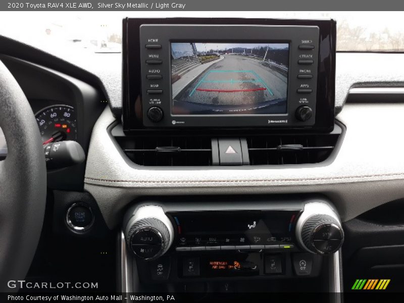 Silver Sky Metallic / Light Gray 2020 Toyota RAV4 XLE AWD