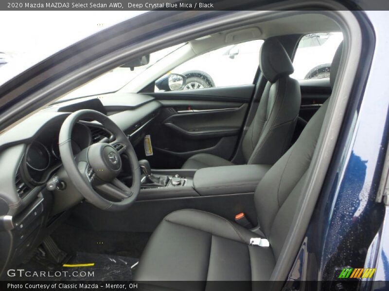 Deep Crystal Blue Mica / Black 2020 Mazda MAZDA3 Select Sedan AWD