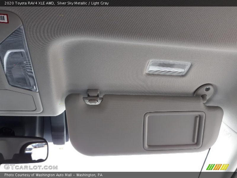 Silver Sky Metallic / Light Gray 2020 Toyota RAV4 XLE AWD